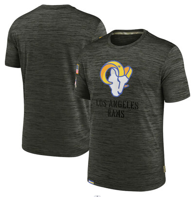 NFL Los Angeles Rams Football gear Short Sleeve Crewneck Tee Quick Dry Workout running gym sport Shirt