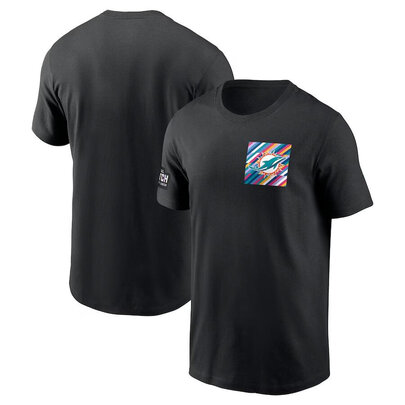 NFL Team Logo Miami Dolphins game day Tee Short Sleeve crewneck 3D graphic Shirt