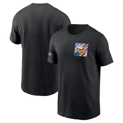NFL Team Logo Minnesota Vikings game day Tee Short Sleeve crewneck 3D graphic Shirt