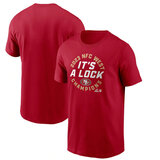 short sleeve crewneck NFL San Francisco 49ers Super Bowl Gear,football Apparel,NFL fan jersey tee