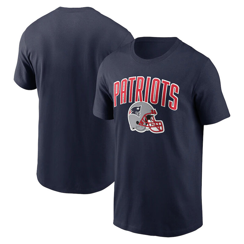 NFL New England Patriots Football Tee Short Sleeve Crewneck Quick Dry Workout running gym Shirt