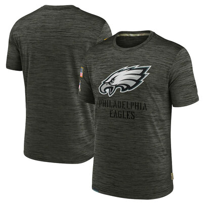 NFL Philadelphia Eagles Football gear Short Sleeve Crewneck Tee Quick Dry Workout running gym sport Shirt