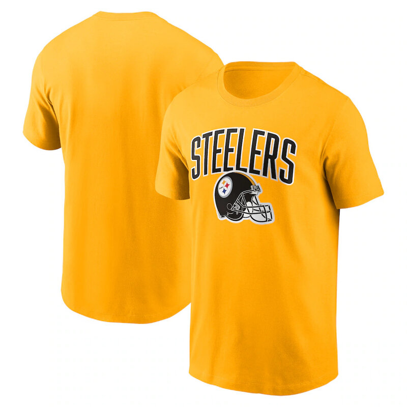 NFL Pittsburgh Steelers Football Tee Short Sleeve Crewneck Quick Dry Workout running gym Shirt