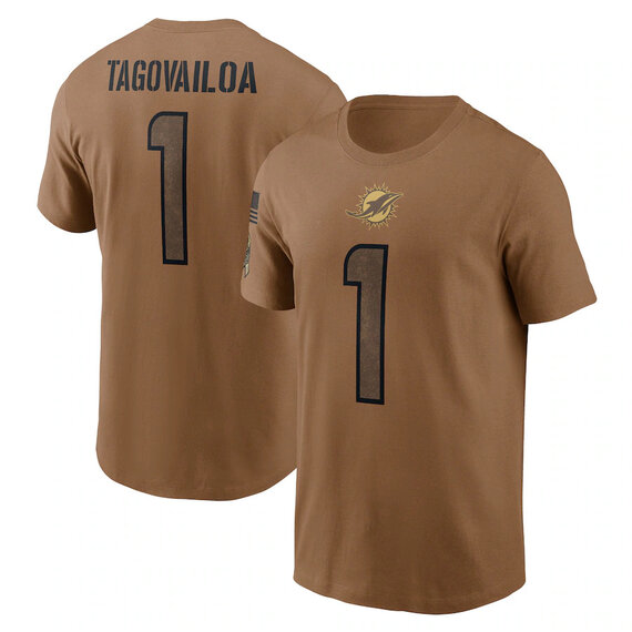 NFL Miami Dolphins Salute To Service Shirt,Short Sleeve Crewneck 3d Graphic Tee,NFL Football fan tee