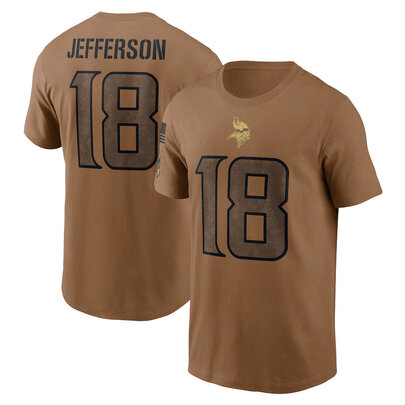 NFL Minnesota Vikings Salute To Service Shirt,Short Sleeve Crewneck 3d Graphic Tee,NFL Football fan tee