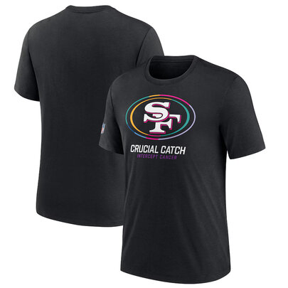 NFL crucial catch merchandise,Short Sleeve San Francisco 49ers football Shirt,crewneck graphic NFL top Tee
