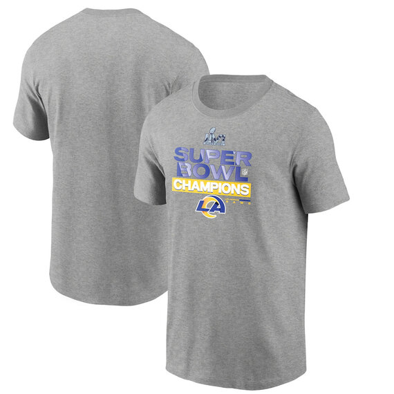 short sleeve crewneck NFL Los Angeles Rams Super Bowl Gear,football Apparel,NFL fan jersey tee