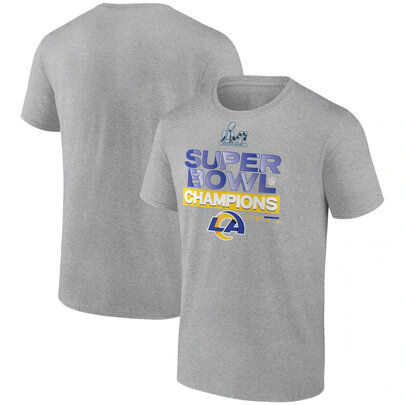 short sleeve crewneck NFL Los Angeles Rams Super Bowl Gear,football Apparel,NFL fan jersey tee