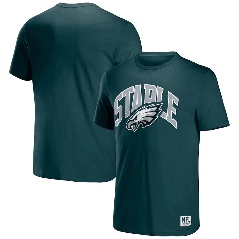 NFL x Staple Philadelphia Eagles Short Sleeve Crewneck 3D Print Football Tee Shirt