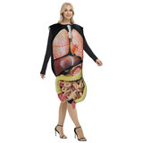 Human anatomy costume for kid and adult