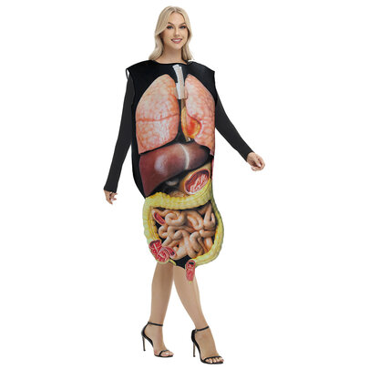 Human anatomy costume for kid and adult