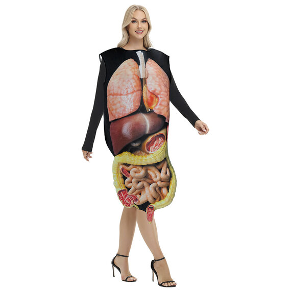 Human anatomy costume for kid and adult