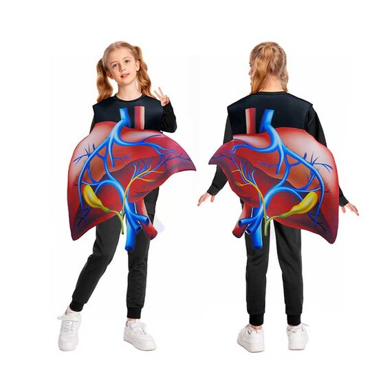 Human organ heart halloween costume female