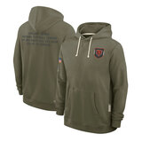 NFL Officially Licensed Chicago Bears Pullover Hoodie for autumn winter,long sleeve,army green