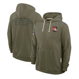 NFL Officially Licensed Cleveland Browns Pullover Hoodie for autumn winter,long sleeve,army green