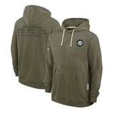 NFL Officially Licensed Miami Dolphins Pullover Hoodie for autumn winter,long sleeve,army green
