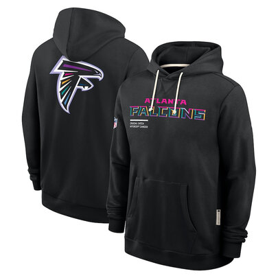 NFL Officially Licensed Atlanta Falcons Pullover Hoodie for autumn winter,long sleeve,black