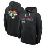 NFL Officially Licensed Jacksonville Jaguars Pullover Hoodie for autumn winter,long sleeve,black