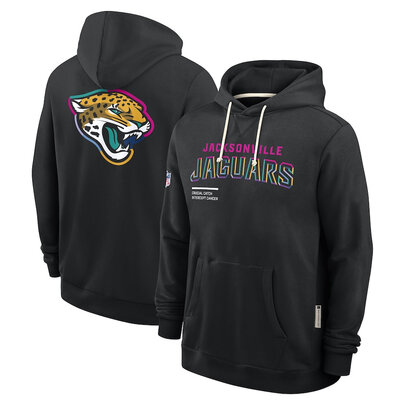 NFL Officially Licensed Jacksonville Jaguars Pullover Hoodie for autumn winter,long sleeve,black