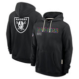 NFL Officially Licensed Las Vegas Raiders Pullover Hoodie for autumn winter,long sleeve,black