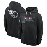 NFL Officially Licensed Tennessee Titans Pullover Hoodie for autumn winter,long sleeve,black
