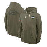 NFL Officially Licensed Seattle Seahawks Pullover Hoodie for autumn winter,long sleeve,army green