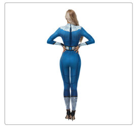 The Fantastic Four First Steps jumpsuit For Ladies - model show - back